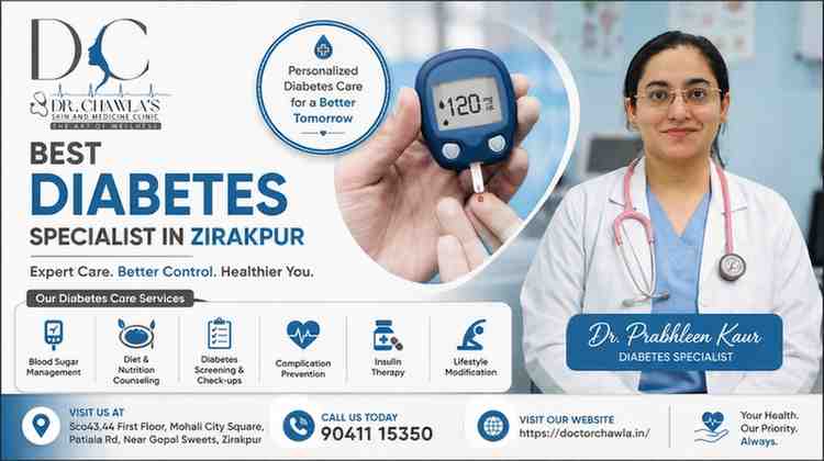 Best Diabetes Specialist in Zirakpur